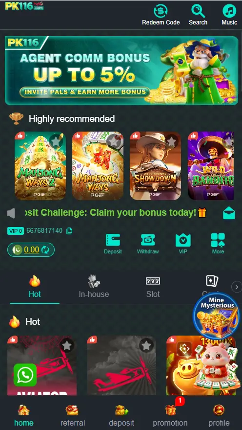 PK 116 Game Download in Pakistan 2026 Home Page